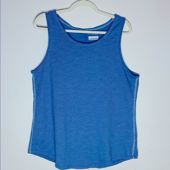 Columbia Tops - COLUMBIA Women's Blue Tank Quick-dry Top with Omni-wick SZ XL